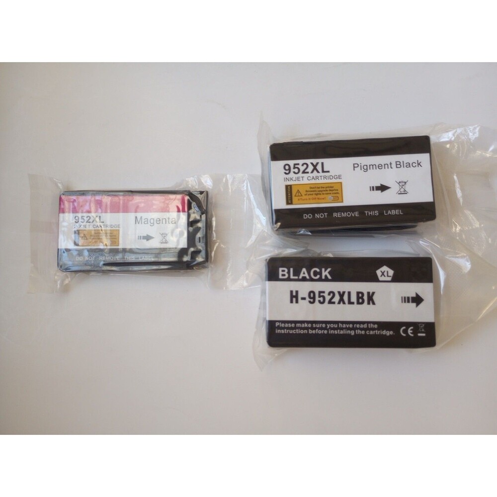 Lot of 3/2black+1magenta 952XL Ink HP OfficeJet Pro 8710 8210 7740 8720 8218